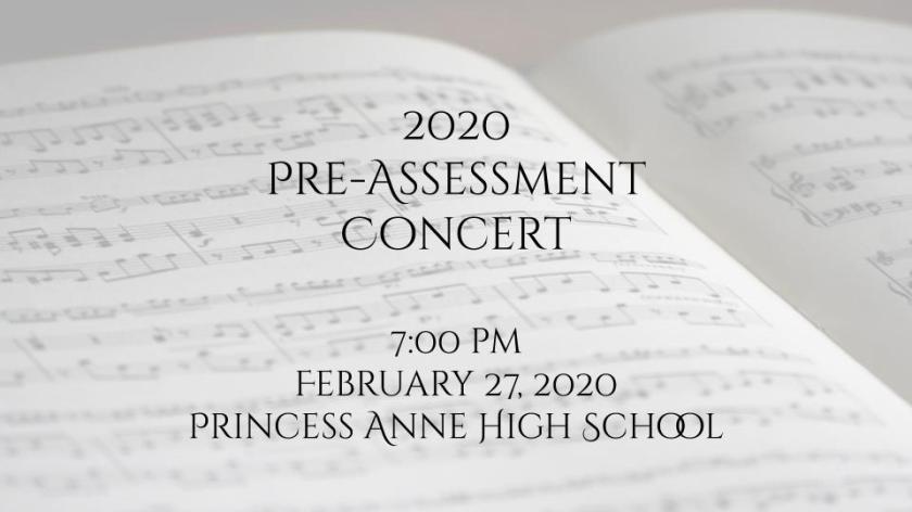2020 Pre-Assessment Concert
